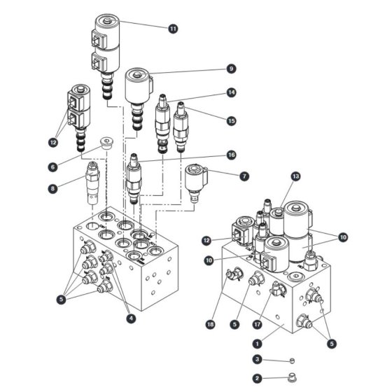 Main Manifolds for Skyjack SJ16 Access Platforms