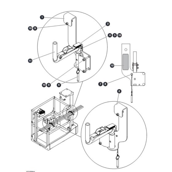 Pipe Rack for Skyjack SJ16 Access Platforms