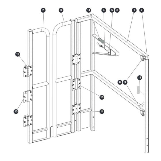Saloon Gate for Skyjack SJ16 Access Platforms