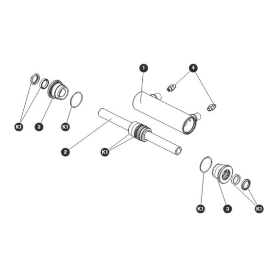 Steer Cylinder for Skyjack SJ16 Access Platforms