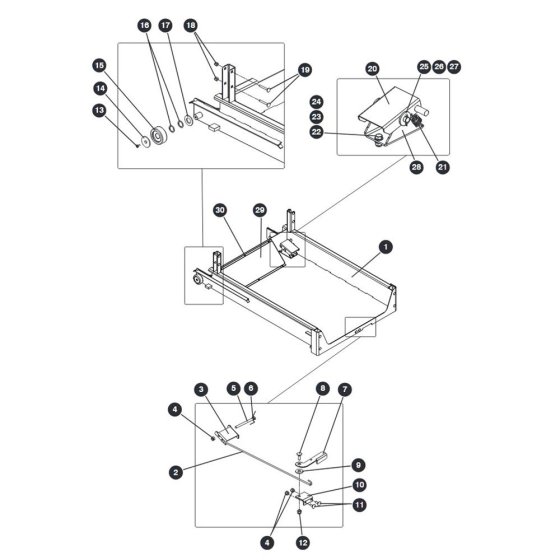 Upper Platform for Skyjack SJ16 Access Platforms