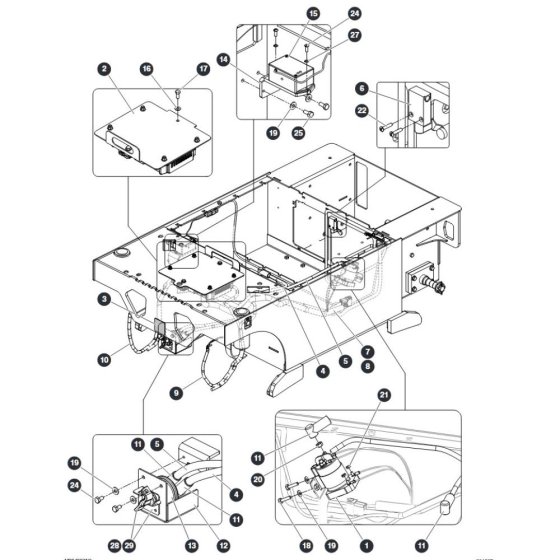 Base Electrical for Skyjack SJ16 E Vertical Mast