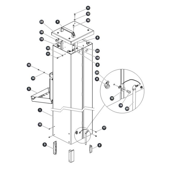 Mast 1 for Skyjack SJ16 E Vertical Mast
