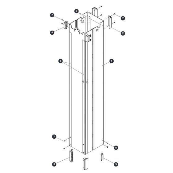 Mast 2 for Skyjack SJ16 E Vertical Mast