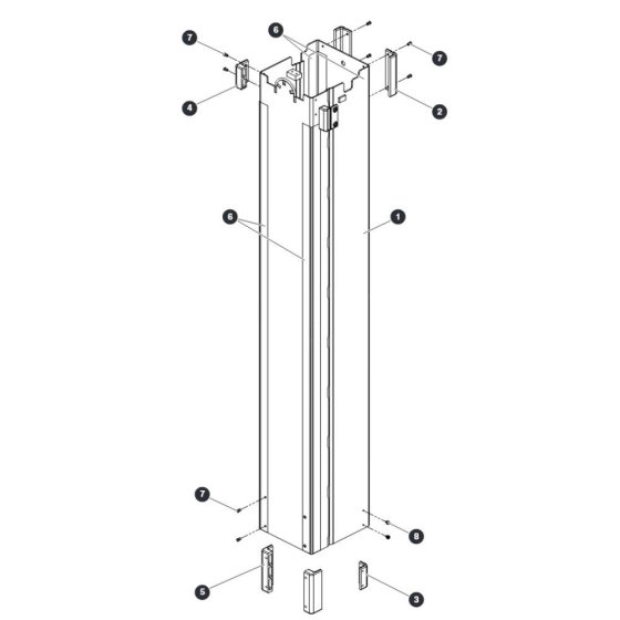 Mast 3 for Skyjack SJ16 E Vertical Mast