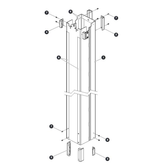 Mast 4 for Skyjack SJ16 E Vertical Mast