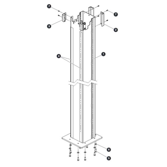 Mast 5 for Skyjack SJ16 E Vertical Mast