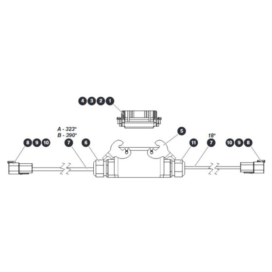 Mast Control Cable for Skyjack SJ16 E Vertical Mast