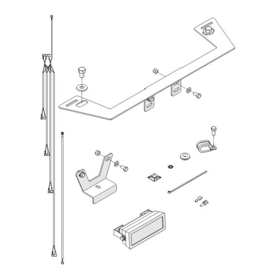 Perimeter Lights Field Kit for Skyjack SJ16 E Vertical Mast