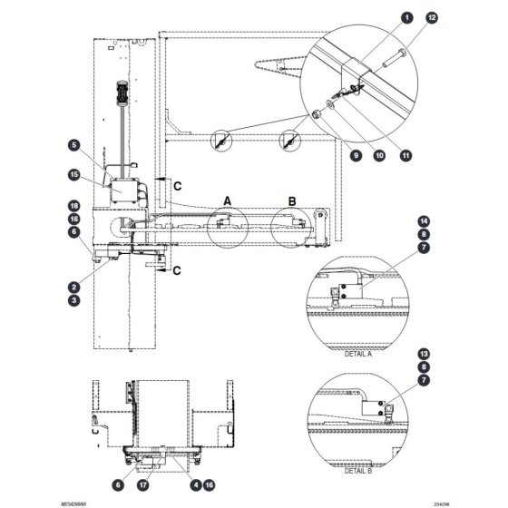 Platform Electrical for Skyjack SJ16 E Vertical Mast