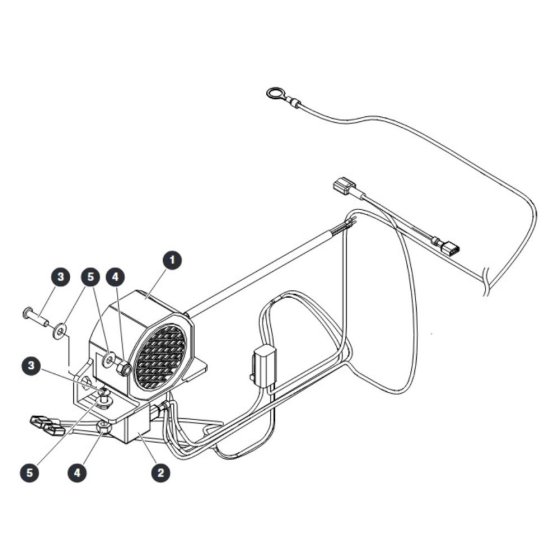 White Noise Alarm for Skyjack SJ16 E Vertical Mast