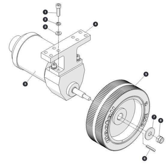 Drive Wheels for Skyjack SJ3013 Micro DC Scissor Lift