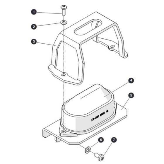 Flashing Light for Skyjack SJ3013 Micro DC Scissor Lift