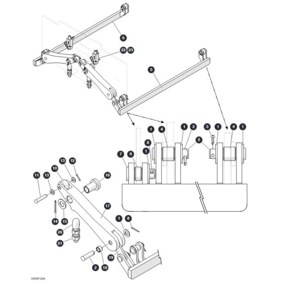 Pothole Protection for Skyjack SJ3013 Micro DC Scissor Lift