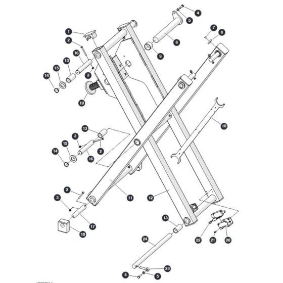 Scissor Level 1 for Skyjack SJ3013 Micro DC Scissor Lift