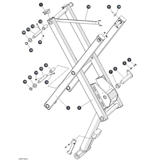 Scissor Level 3 for Skyjack SJ3013 Micro DC Scissor Lift