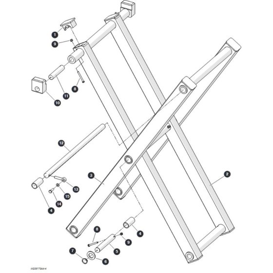 Scissor Level 4 for Skyjack SJ3013 Micro DC Scissor Lift