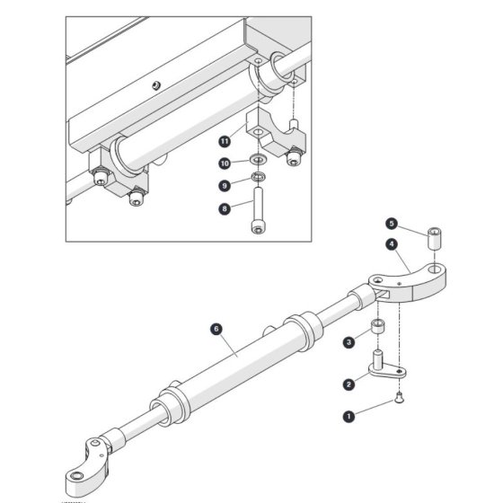 Steer Cylinder for Skyjack SJ3013 Micro DC Scissor Lift