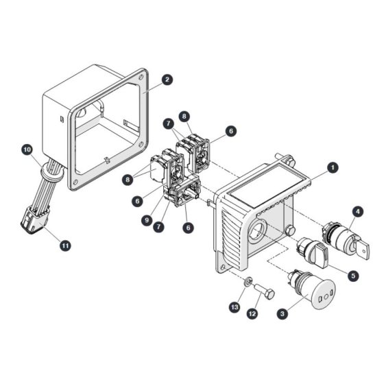 Base Control for Skyjack SJ3213 Micro DC Scissor Lift
