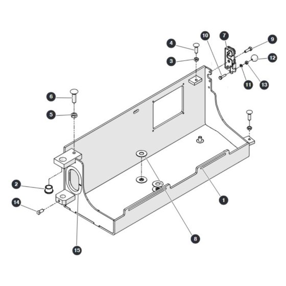 Hydraulic Tray for Skyjack SJ3213 Micro DC Scissor Lift