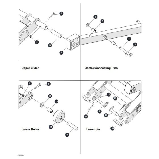 Top Handware for Skyjack SJ3213 Micro DC Scissor Lift