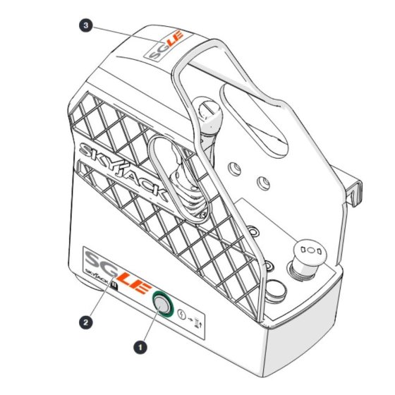 Secondary Guarding Lift Enable for Skyjack SJ3213 Micro DC Scissor Lift