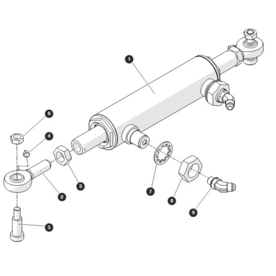 Steer Cylinder for Skyjack SJ3213 Micro DC Scissor Lift