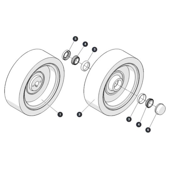 Tires for Skyjack SJ3213 Micro DC Scissor Lift