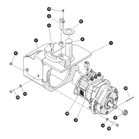 Wheel Motors for Skyjack SJ3213 Micro DC Scissor Lift