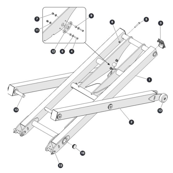 1st Level for Skyjack SJ3219 Micro DC Scissor Lift