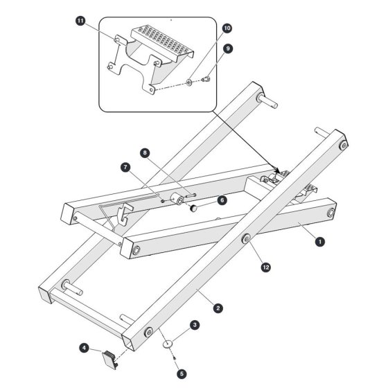 2nd Level for Skyjack SJ3219 Micro DC Scissor Lift
