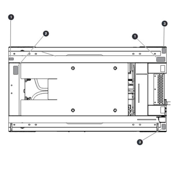 Base (Top View) Labels for Skyjack SJ3219 Micro DC Scissor Lift
