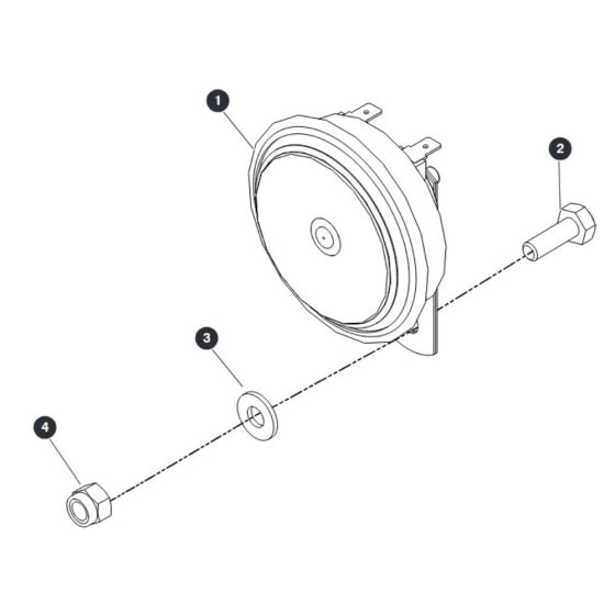 Horn for Skyjack SJ3219 Micro DC Scissor Lift