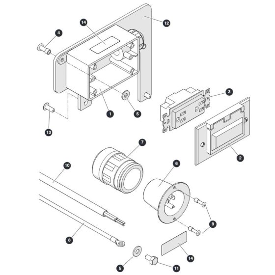 Power To Platform (ANSI) for Skyjack SJ3219 Micro DC Scissor Lift
