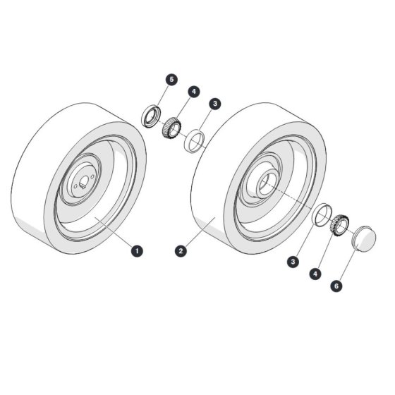 Tires for Skyjack SJ3219 Micro DC Scissor Lift