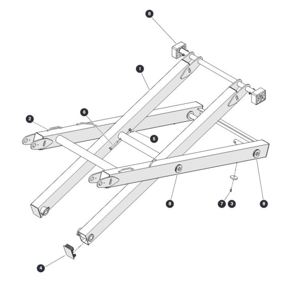 Top Level for Skyjack SJ3219 Micro DC Scissor Lift