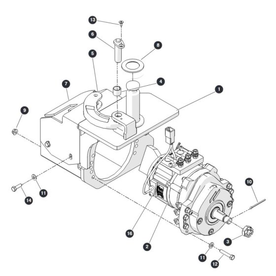 Wheel Motors for Skyjack SJ3219 Micro DC Scissor Lift