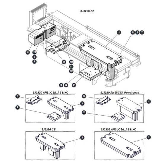 Counterweight for Skyjack SJ3220 DC Scissor Lift