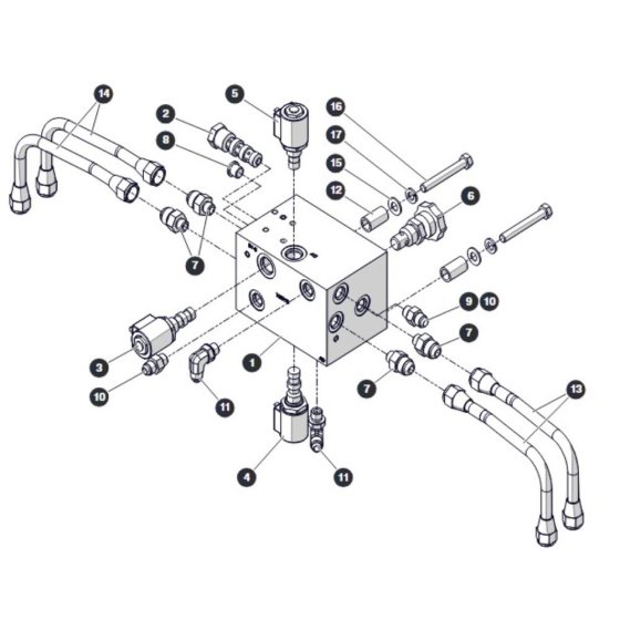 Drive Manifold for Skyjack SJ3220 DC Scissor Lift