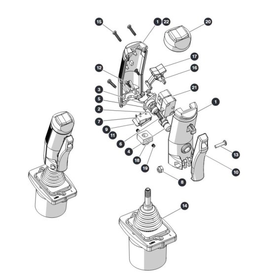 Joystick for Skyjack SJ3220 DC Scissor Lift