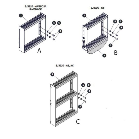 Ladder for Skyjack SJ3220 DC Scissor Lift
