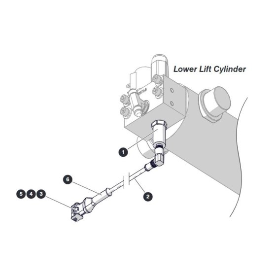 Lower Lift Cylinder for Skyjack SJ3220 DC Scissor Lift