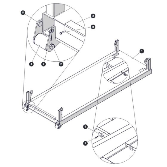 Main Platform for Skyjack SJ3220 DC Scissor Lift