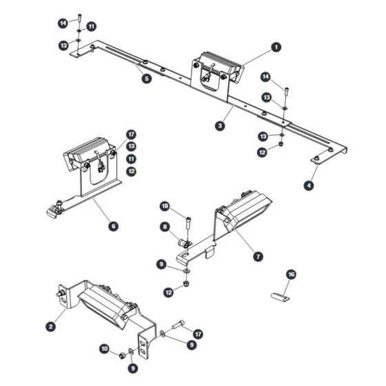 Perimeter Lights for Skyjack SJ3220 DC Scissor Lift