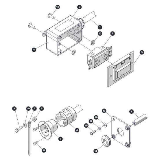 Platform A/C Outlet for Skyjack SJ3220 DC Scissor Lift
