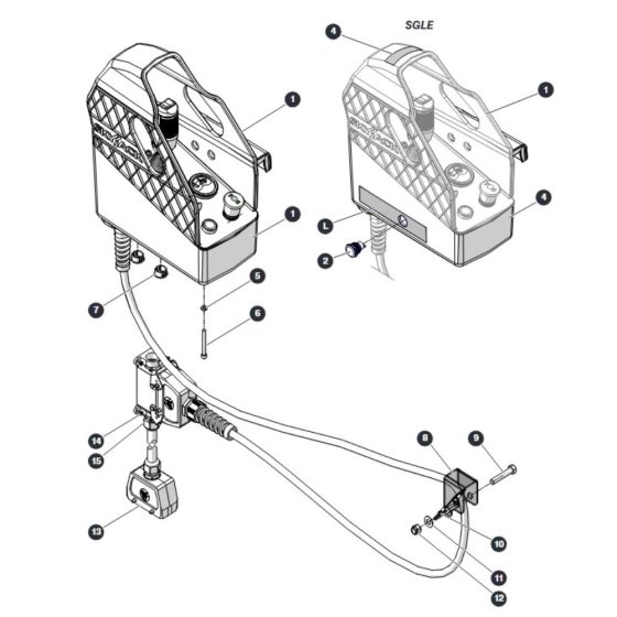 Platform Control Box for Skyjack SJ3220 DC Scissor Lift