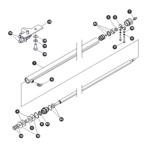 Powerdeck Cylinder for Skyjack SJ3220 DC Scissor Lift
