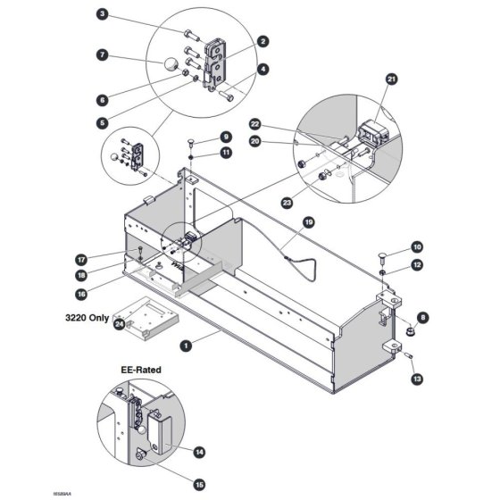 Battery Tray for Skyjack SJ4732 DC Scissor Lift