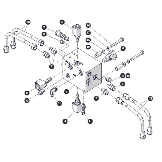 Drive Manifold ANSI/CSA for Skyjack SJ4732 DC Scissor Lift