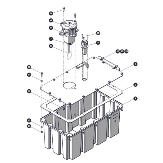 Hydraulic Tank for Skyjack SJ4732 DC Scissor Lift